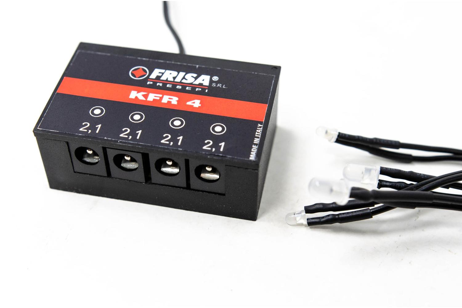 Kit 4 Fuochi Rossi - Dispositivi per Effetti LED, Centraline + Kit LED