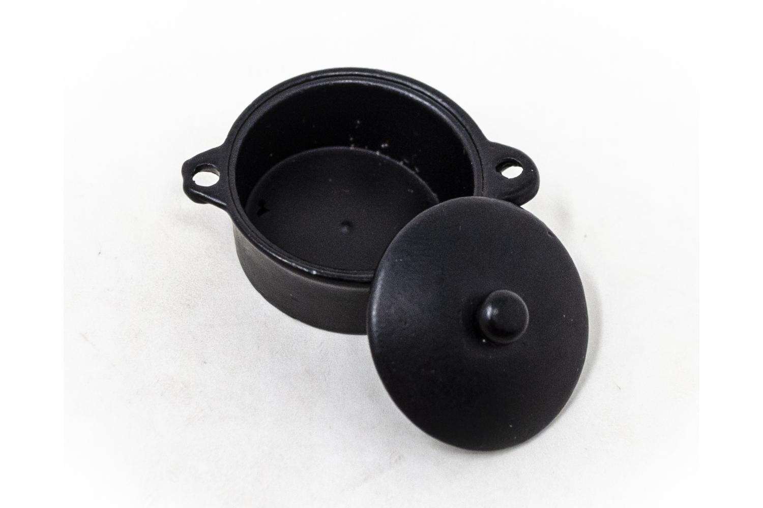 Pentola metallo nero - Cesti, Accessori Casa, Novità