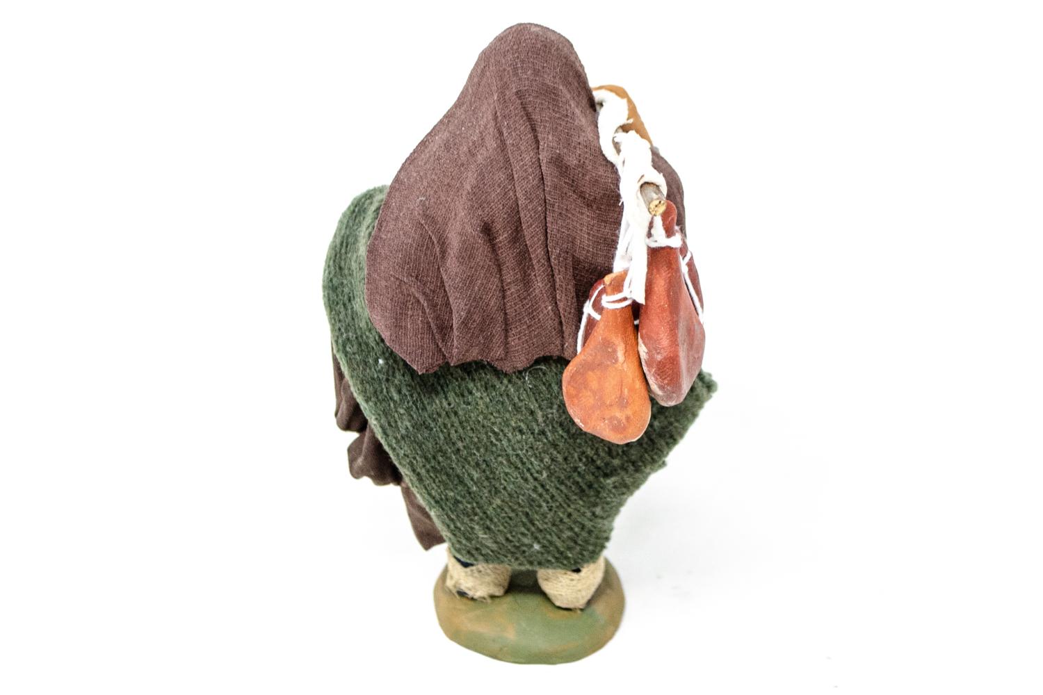 uomo con prosciutti - h 14 cm - Fisse Vestite - 14 cm