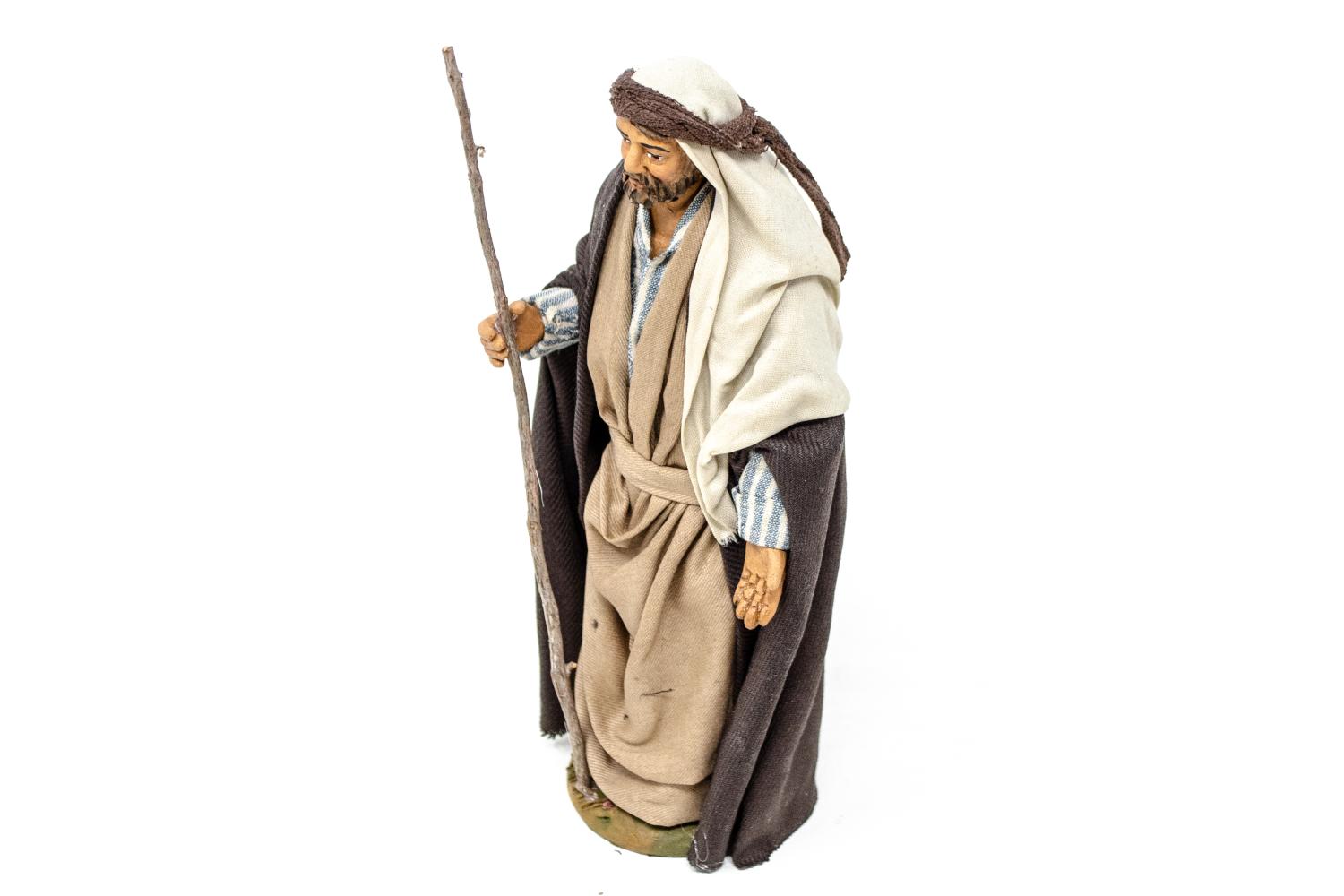 San Giuseppe - h 14 cm - Fisse Vestite - 14 cm