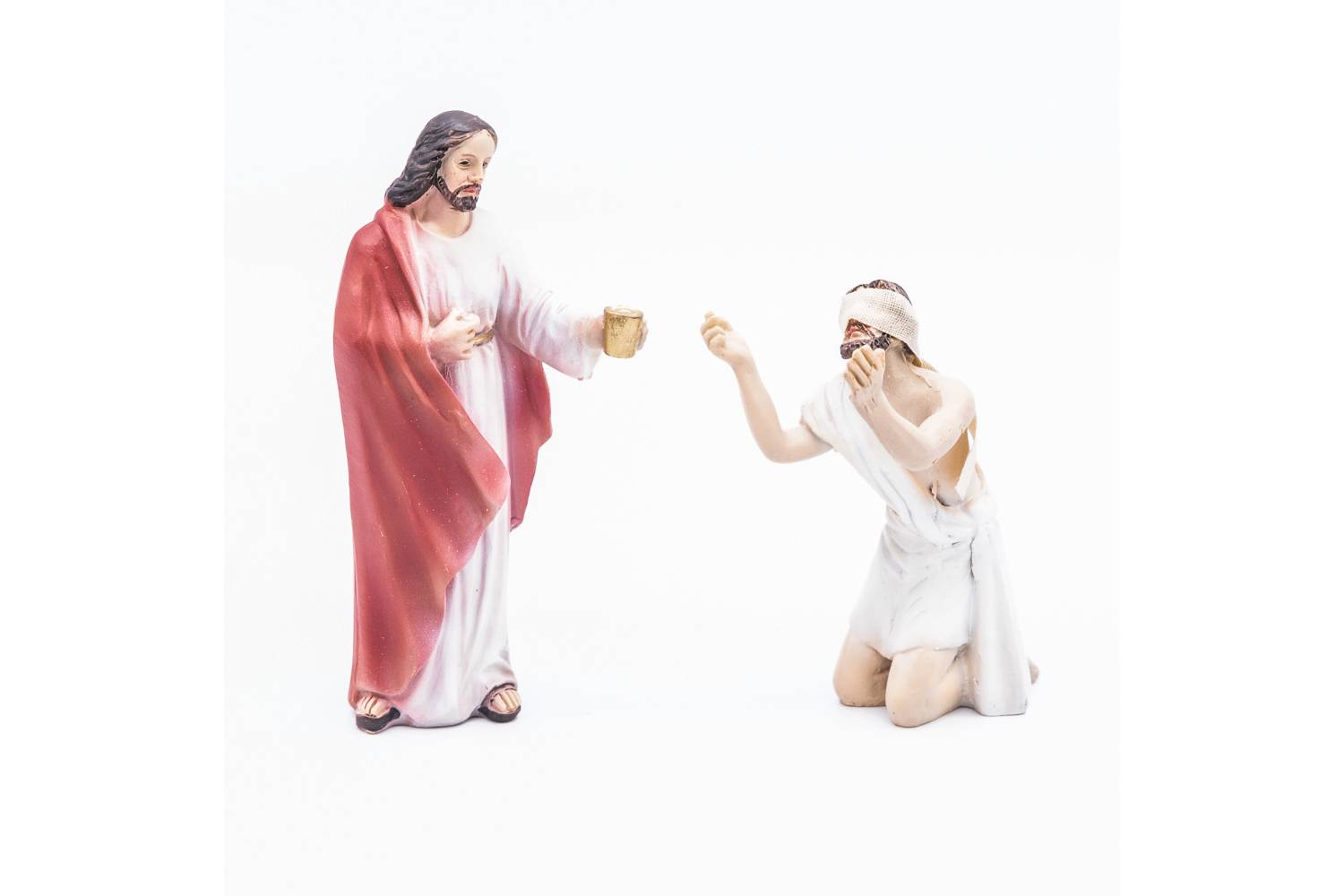 Scene Vita e Miracoli Gesù - resina h 9 cm