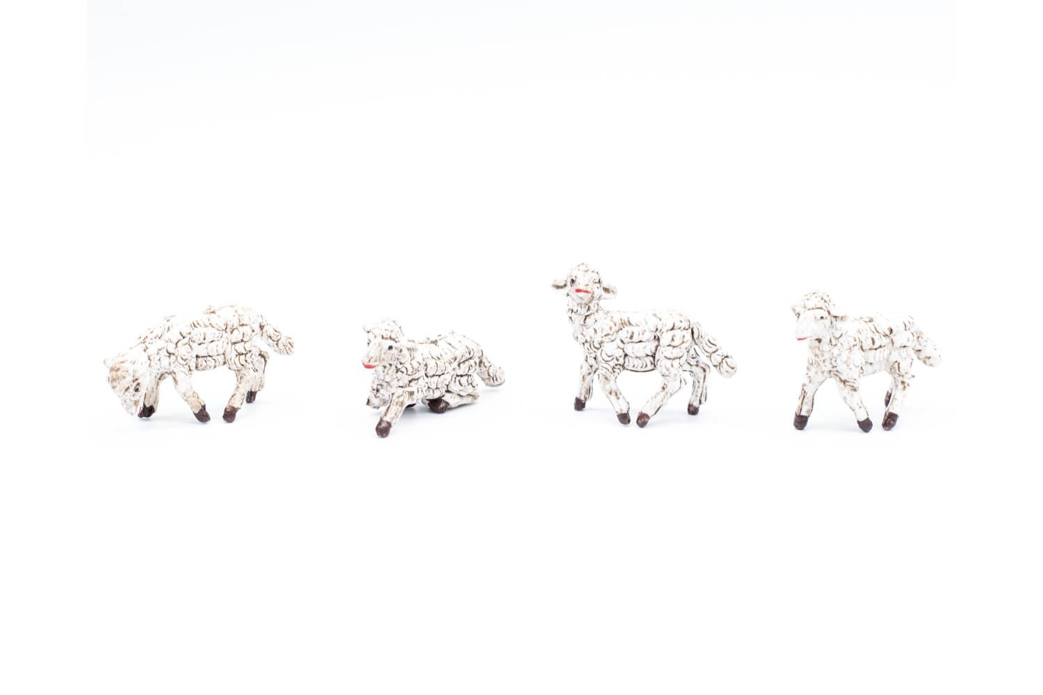 Set 4 pecore - per statue h 7 cm