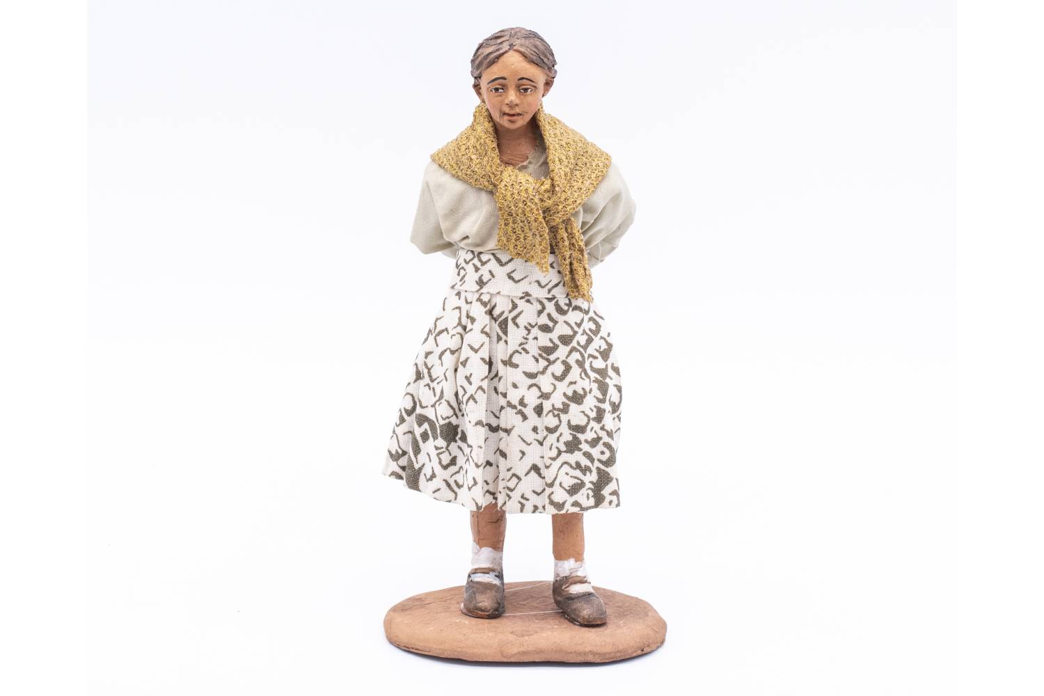 Fanciulla con Mani Dietro - h 30 cm