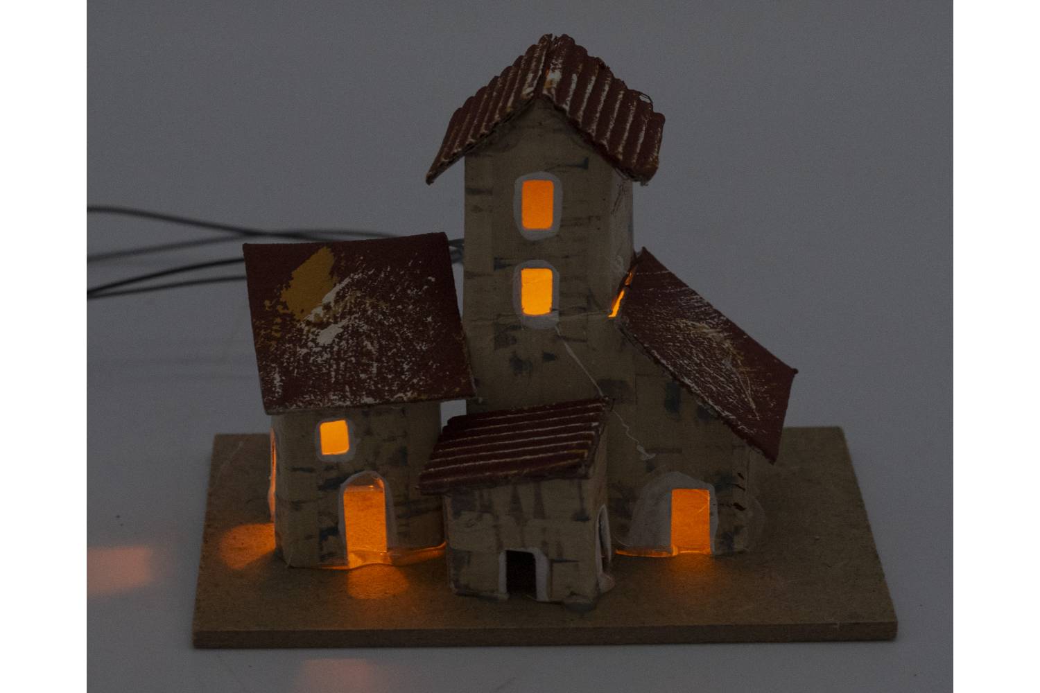 Casette Illuminate: BLOCCO CASE STILE INTONACO