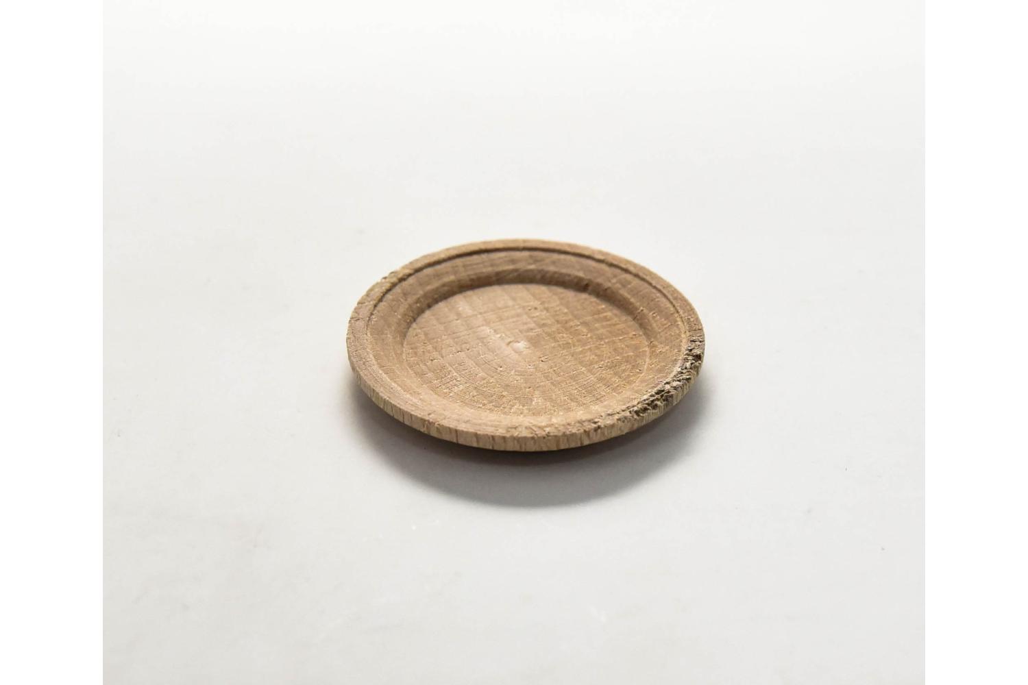 Piatto in Legno - Cesti, Accessori Casa Diam. 3,0 cm - Cesti, Accessori Casa