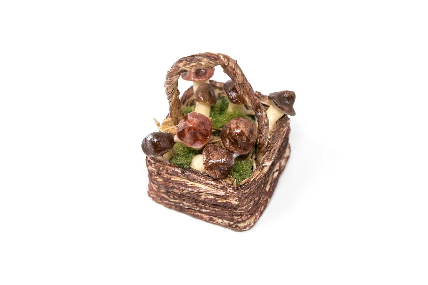 Cestino Funghi - Accessori Cibo 3,0 x 3,0 - h 5,5 cm - Accessori Cibo