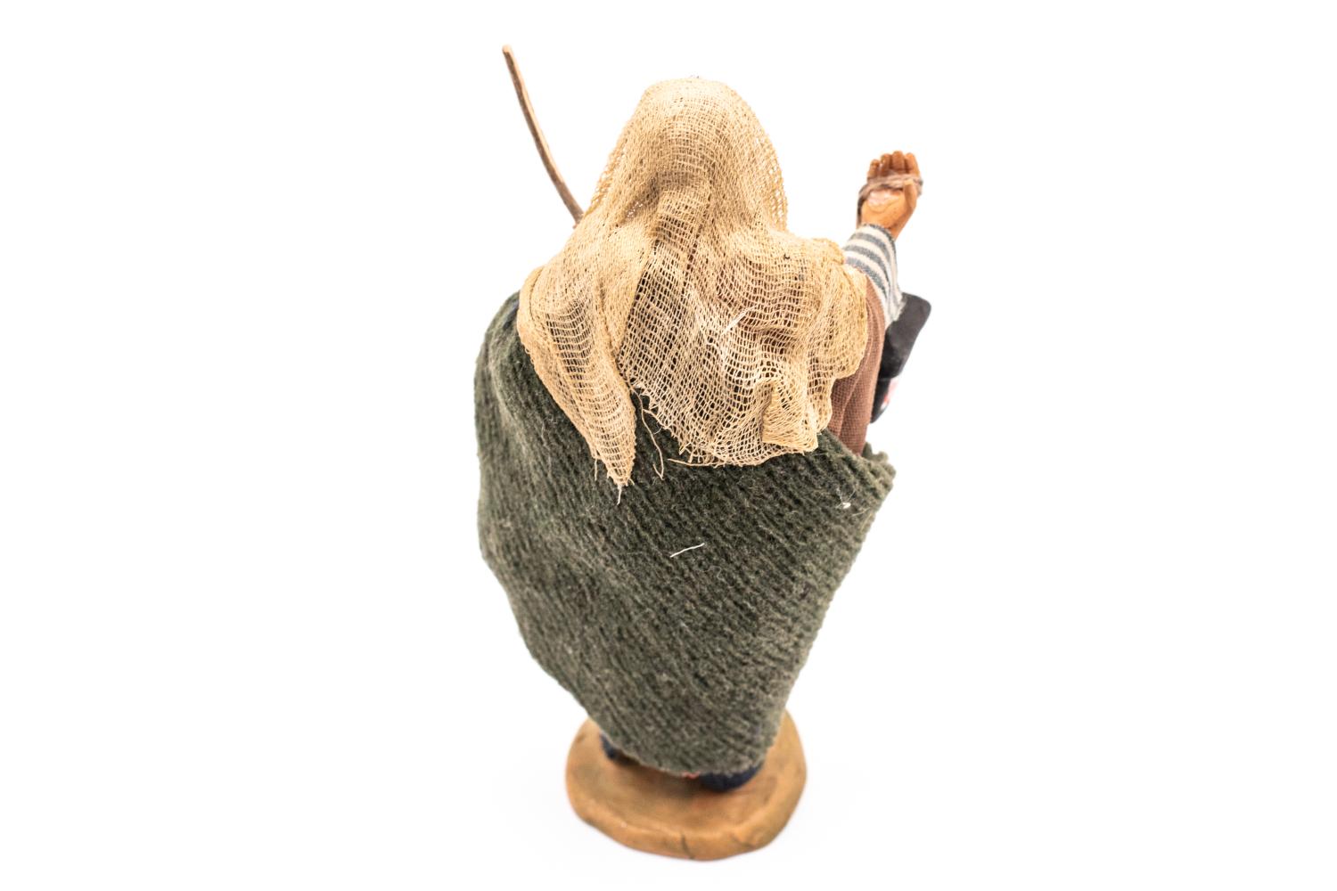 Uomo con Lanterna - h 14 cm - Fisse Vestite - 14 cm