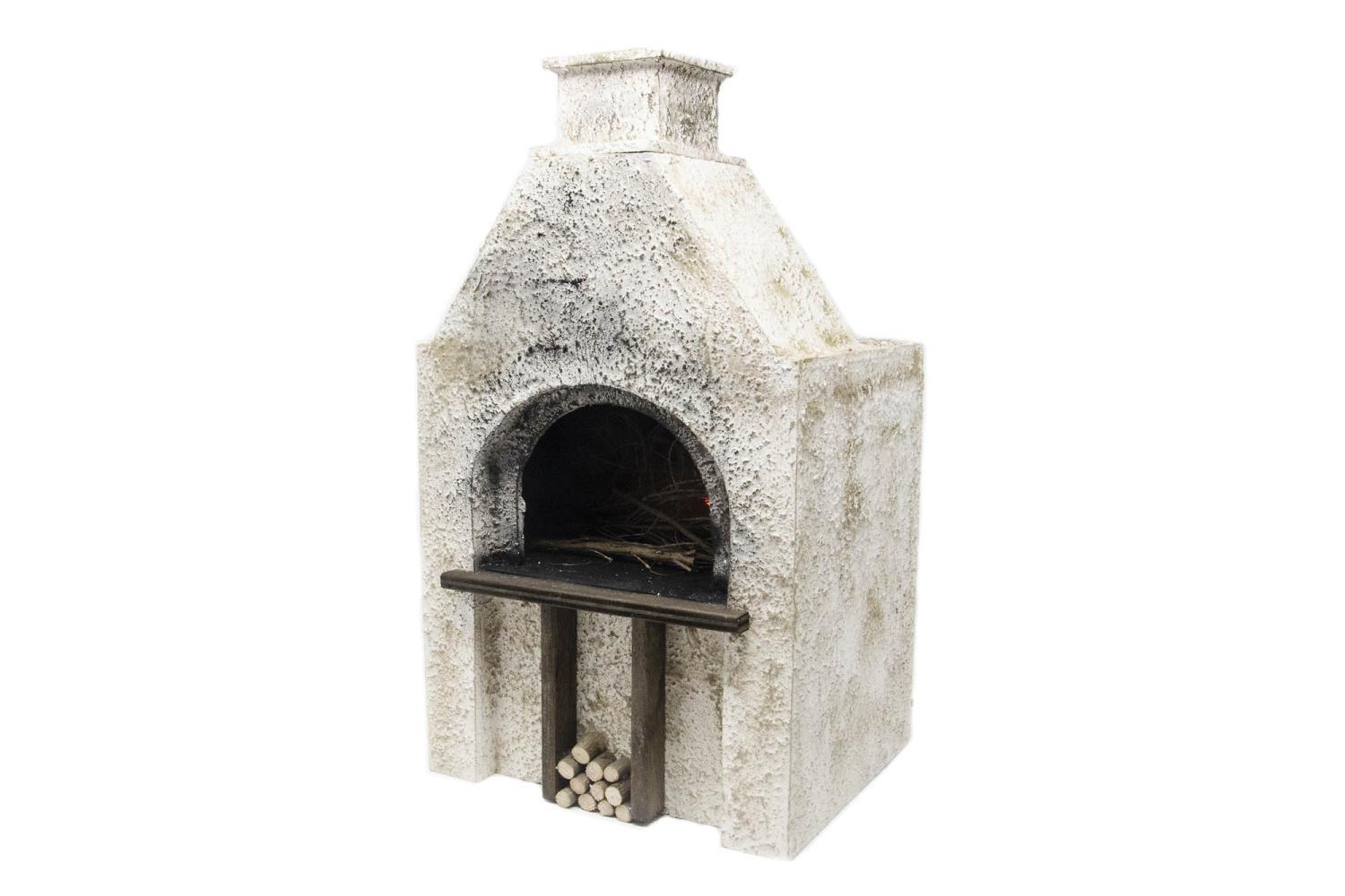 Forno presepe con fumo