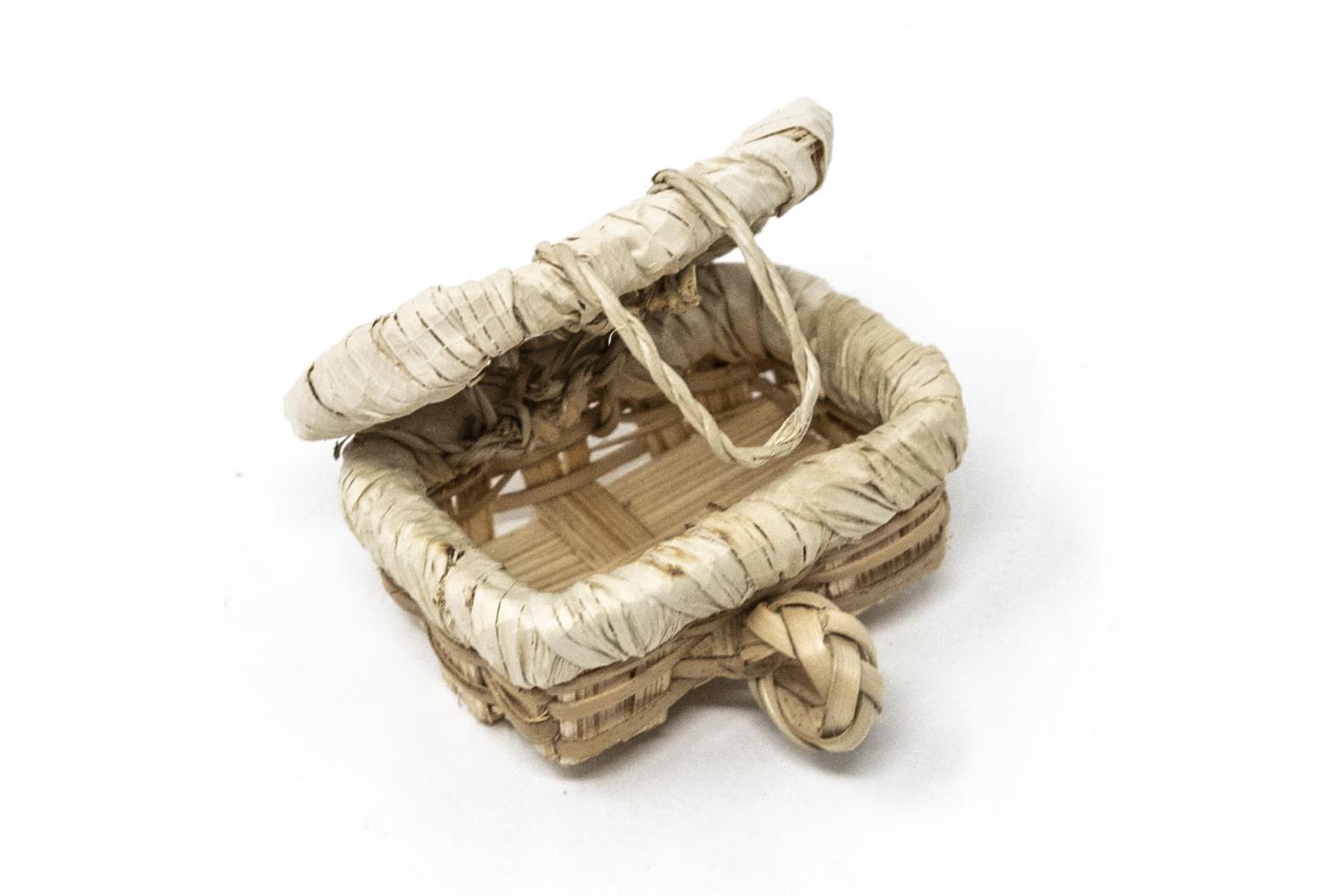 Baule Chiaro - Paglia, Legna, Sughero, Juta baule chiaro - cm 4x2,5x2 - Paglia, Legna, Sughero, Juta