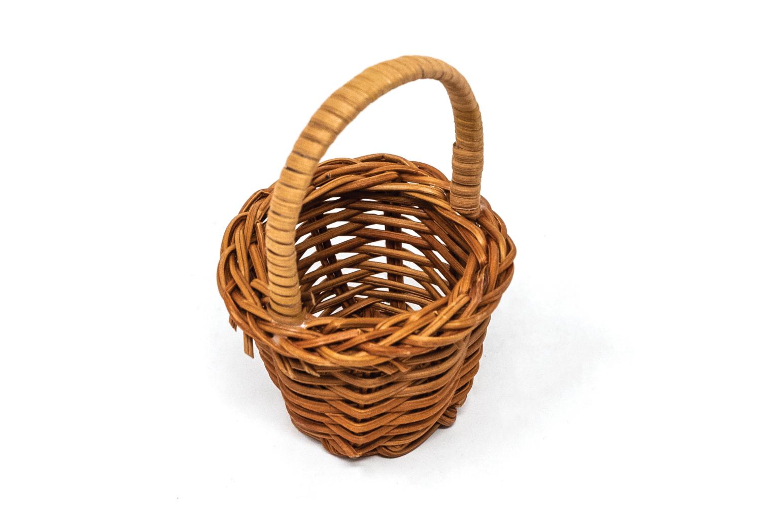 Cesto Rotondo con Manico - Cesti, Accessori Casa Cesto rotondo con manico cm Ø 5 - H 8 - Cesti, Accessori Casa