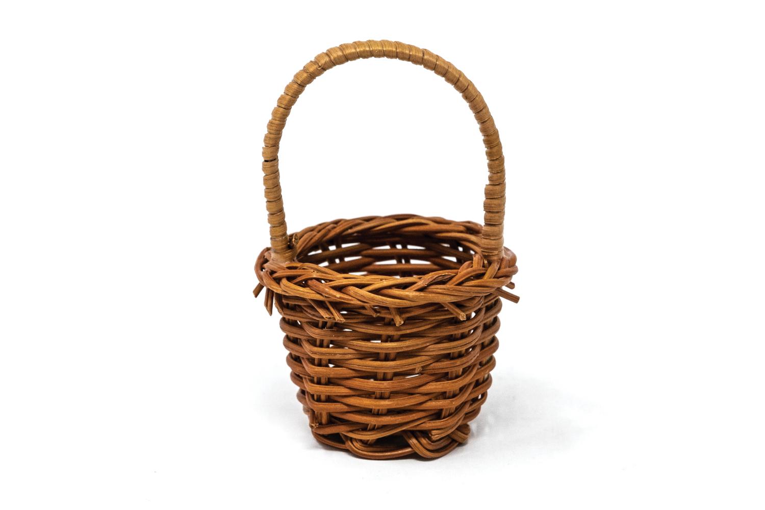 Cesto Rotondo con Manico - Cesti, Accessori Casa Cesto rotondo con manico cm Ø 5 - H 8 - Cesti, Accessori Casa