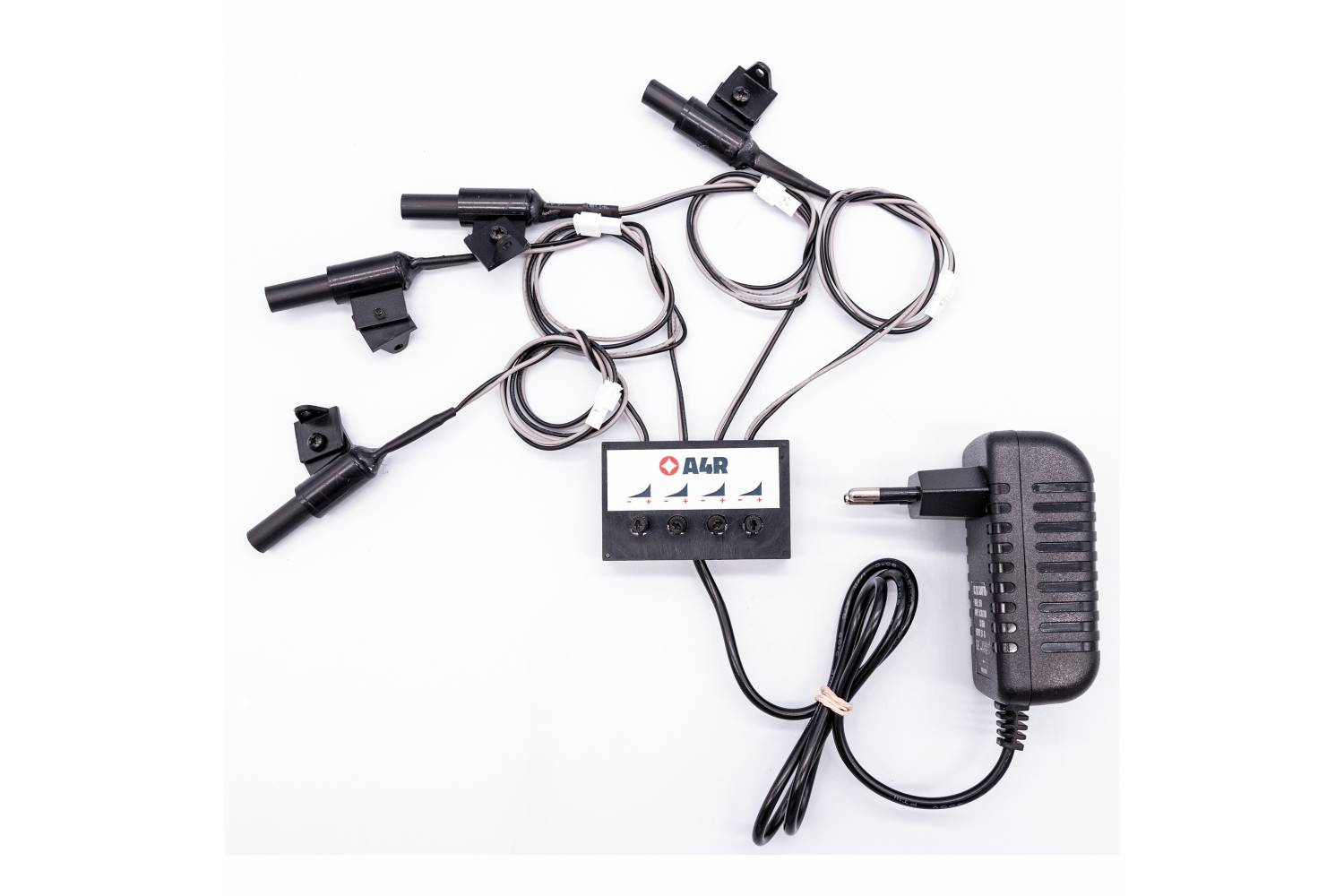 KIT ALIMENTATORE REGOLABILE + 4 SPOT