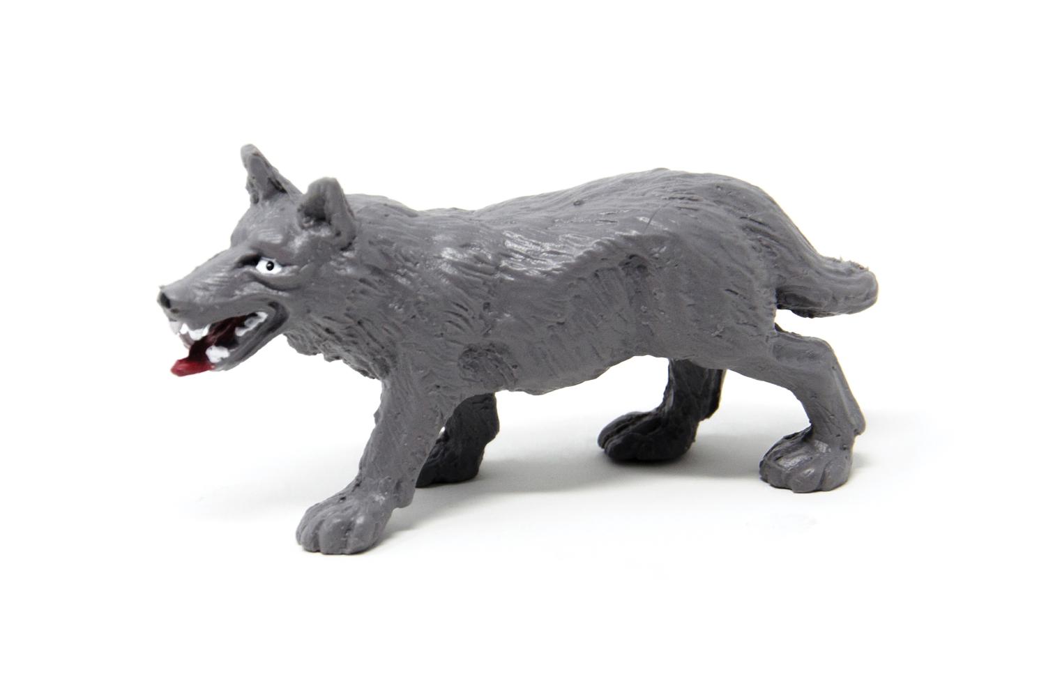 Lupo - Animali Presepe in Resina Lupo per statue 15 cm - Animali Presepe in Resina