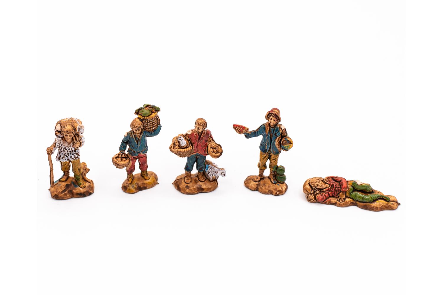 Pastori 2 - h 3,5 cm - Presepi da 2 a 60 cm