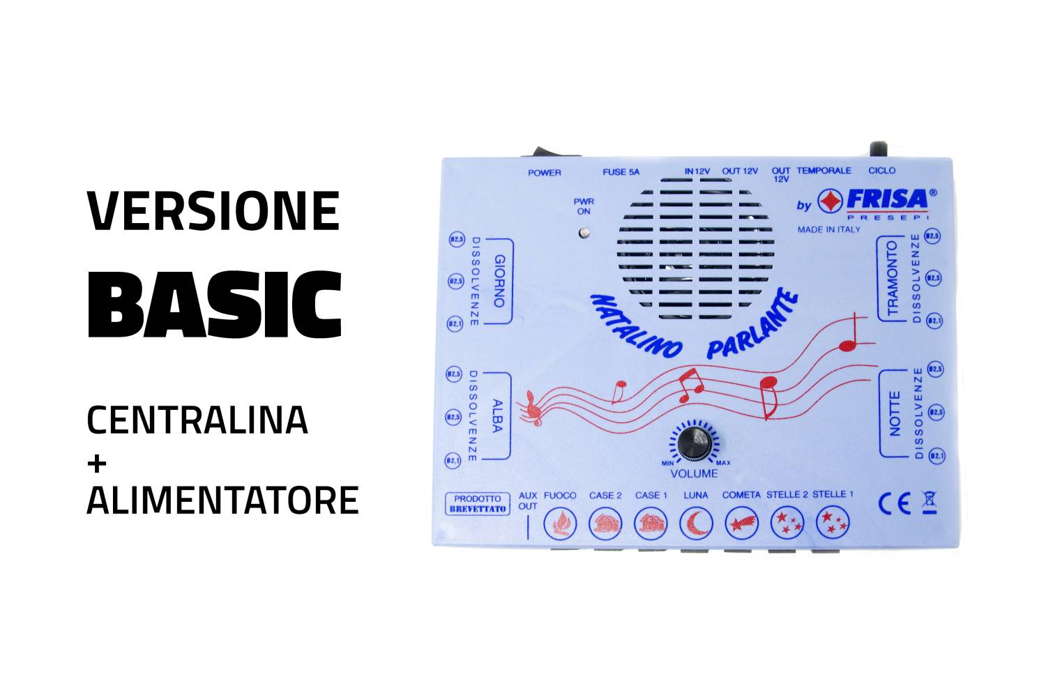 Natalino Parlante LED  (4 fasi+audio) - VERSIONE BASIC 