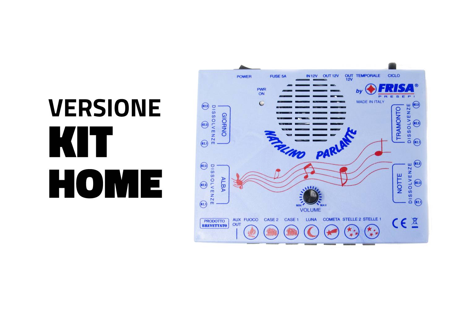  Natalino Parlante completo di strisce LED - Centraline Presepi