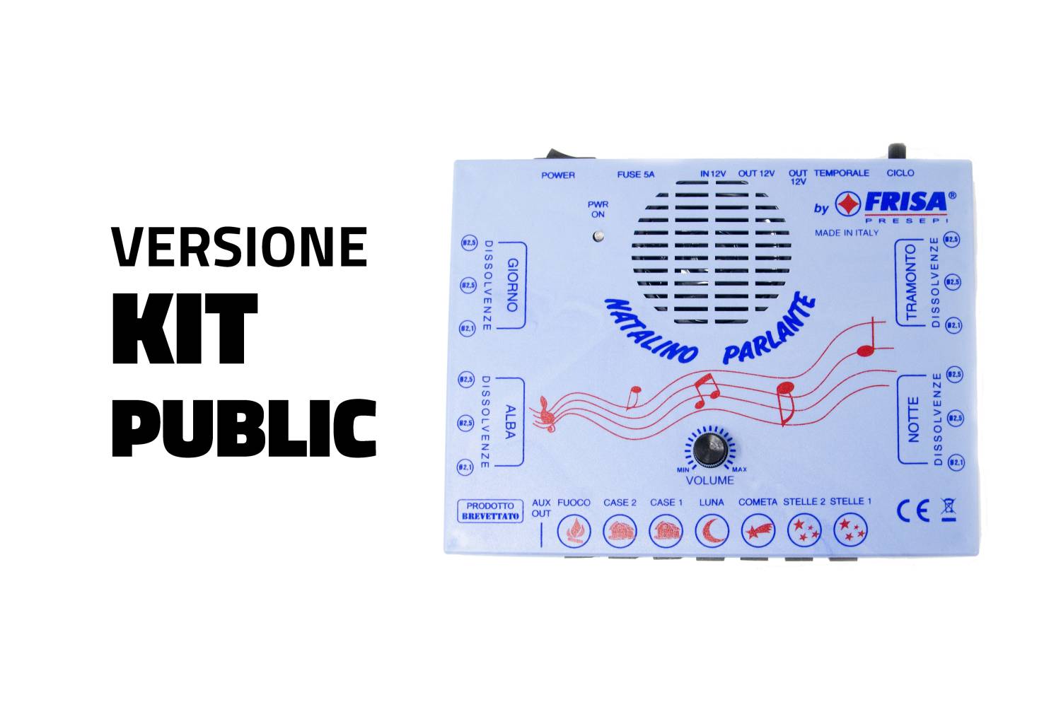 Natalino Parlante LED - KIT PUBLIC 