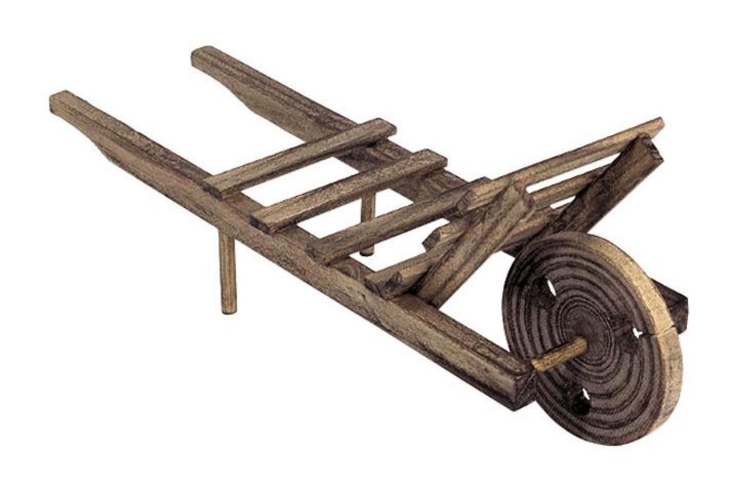 Carriola in Legno - Carri e Ruote L 5 cm - Carri e Ruote