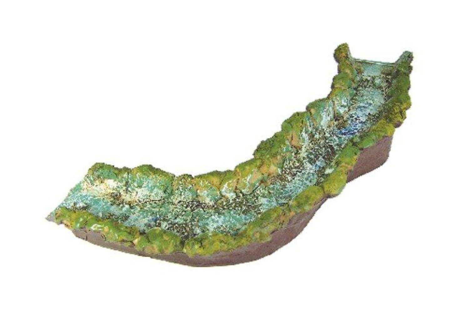 Curva a Destra - Fiumi 50 x 10 cm - Fiumi