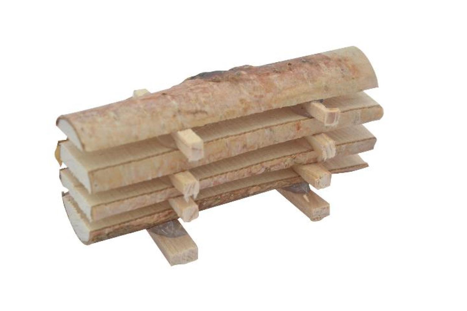 Tronco Tagliato Corto - Paglia, Legna, Sughero, Juta 7x7x3 cm - Paglia, Legna, Sughero, Juta