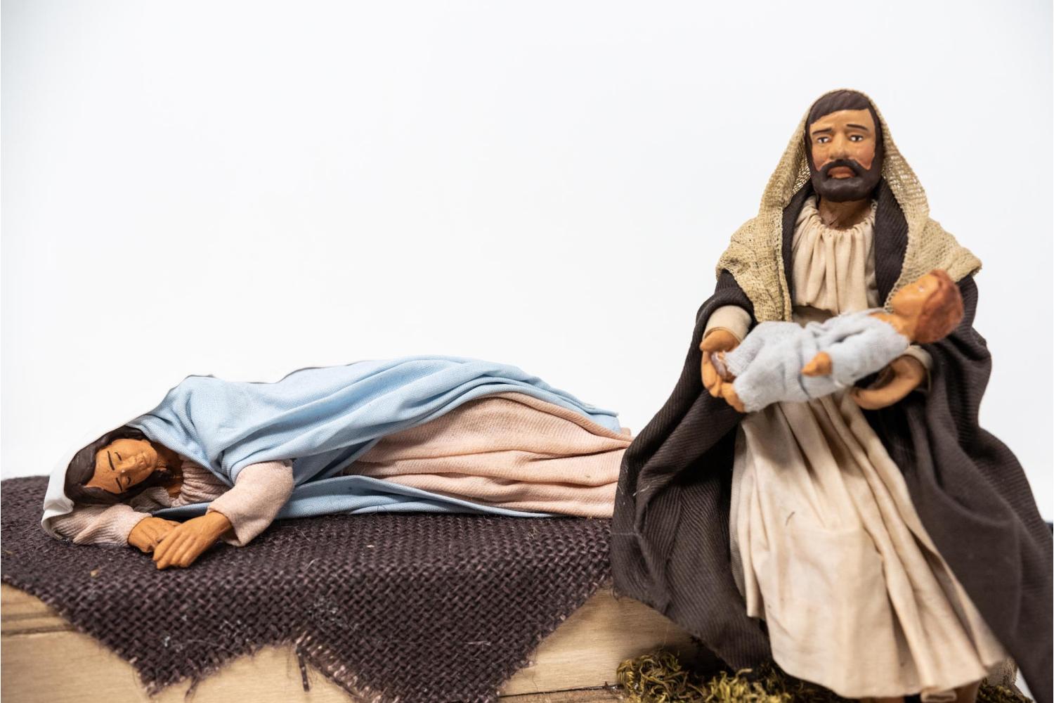 RMND Natività Madonna che riposa - Movimento - 15 cm