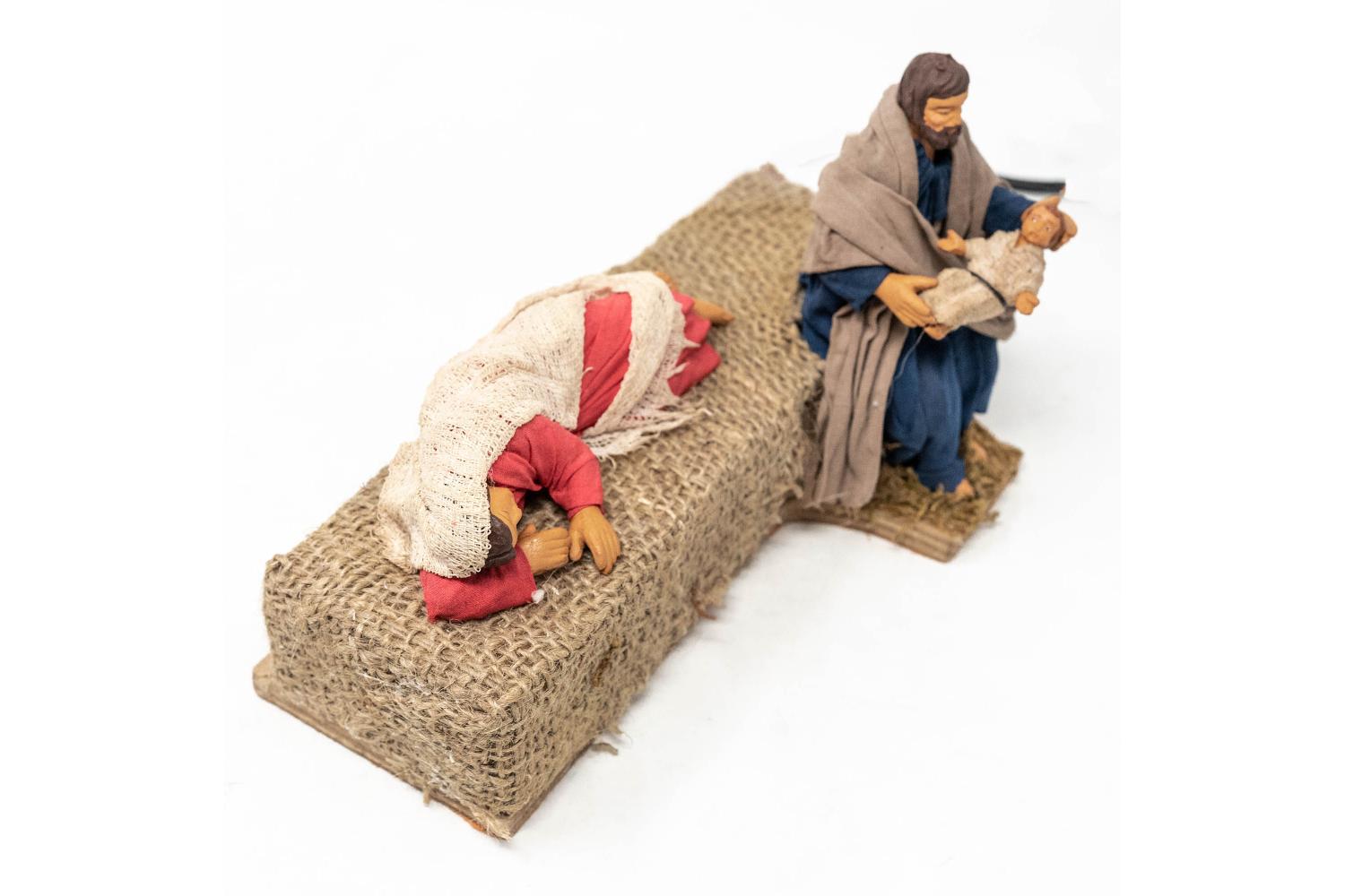 Natività Madonna che riposa - Movimento - 12 cm