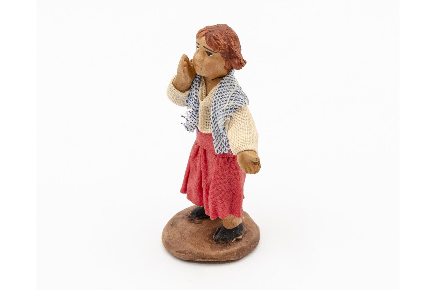 Bambina che chiama h 12 cm -
