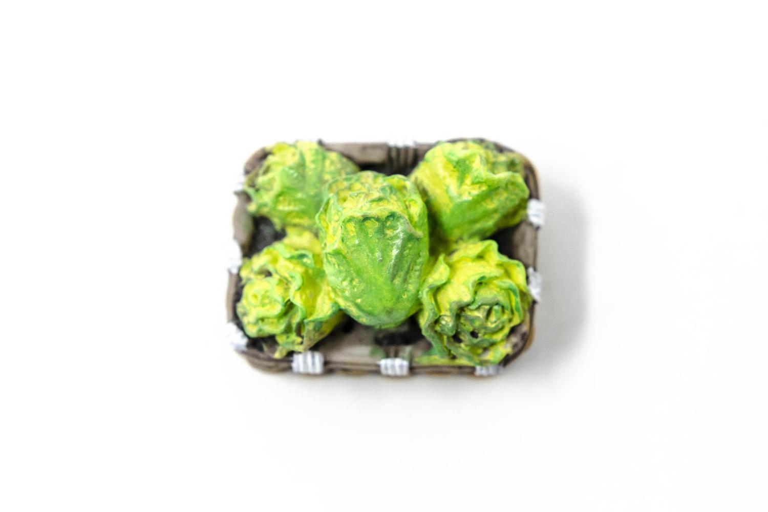 Cesto Verza - Cesti in Resina Frutta e Verdura 4x3x2 cm - Cesti in Resina Frutta e Verdura