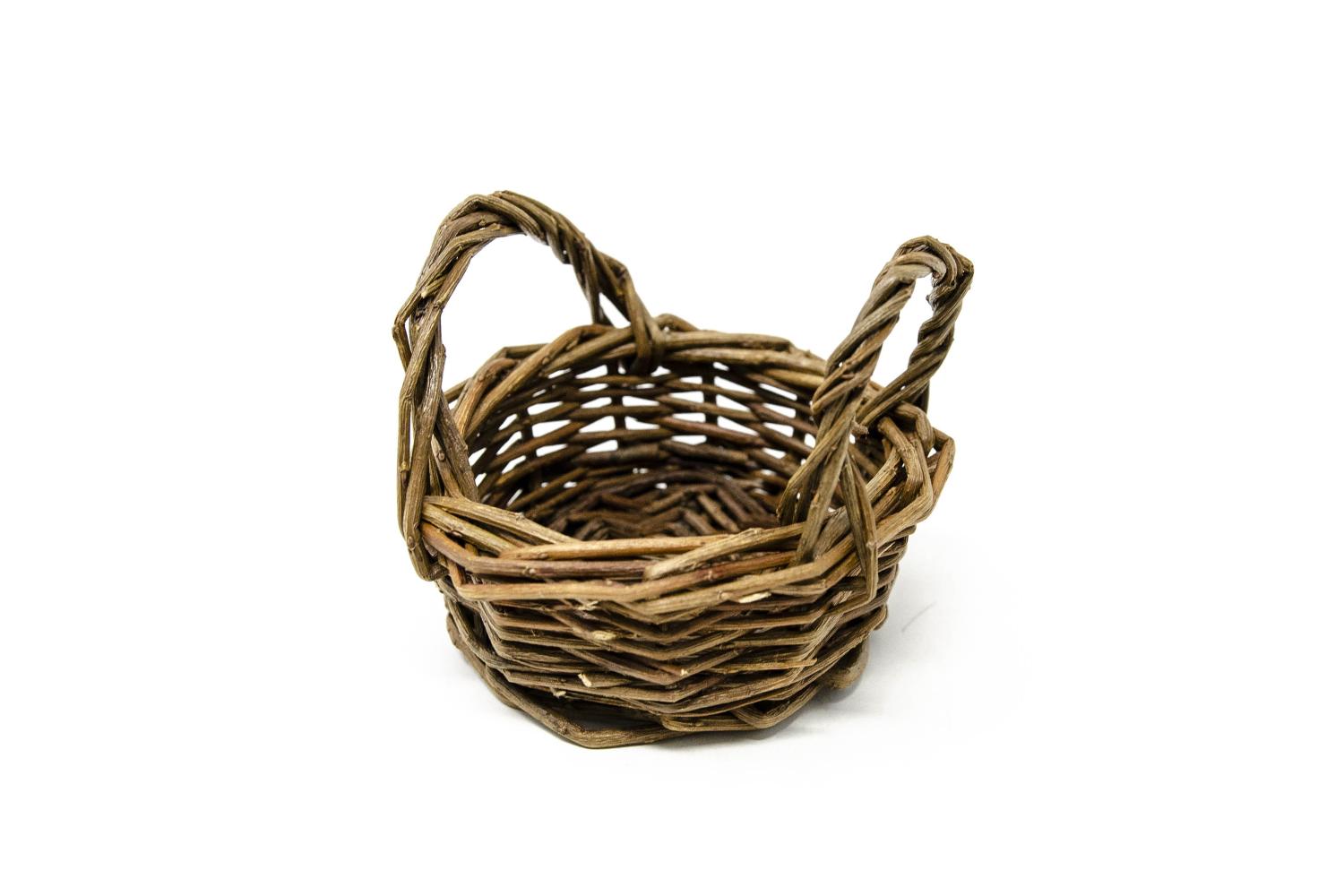 Cesta rotonda con manici - Cesti, Accessori Casa Ø 9,0 - h 7,0 cm - Cesti, Accessori Casa