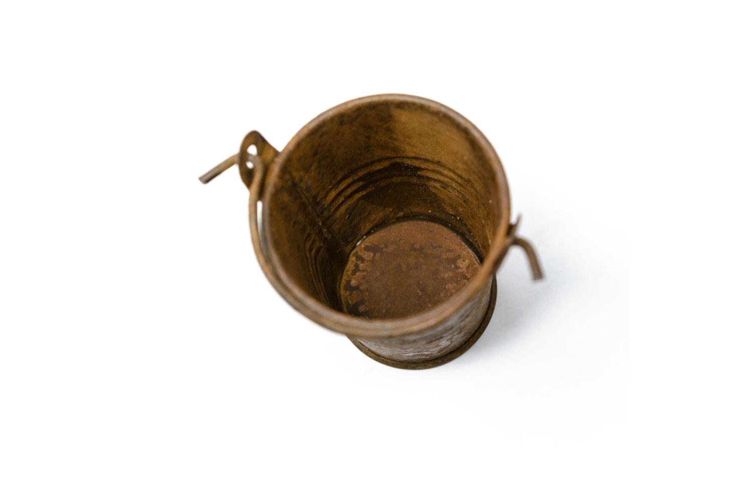 Secchio Grande - Ruggine Altezza 4,5 cm - Ruggine