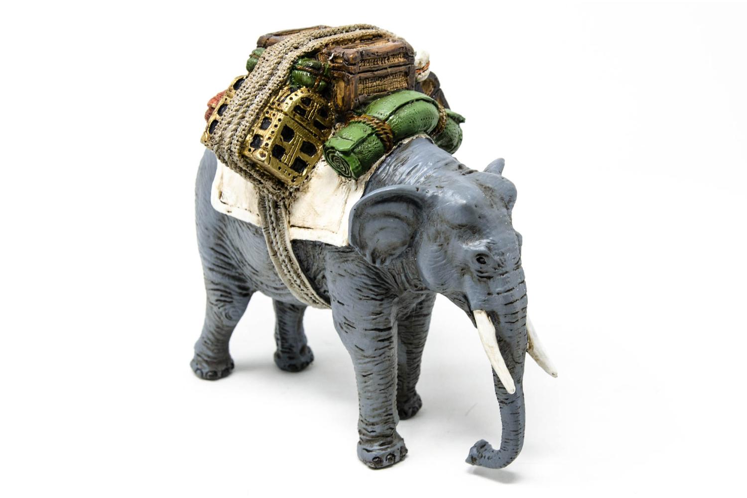 Elefante - Animali Presepe in Resina per statue da 12/15 cm - Animali Presepe in Resina