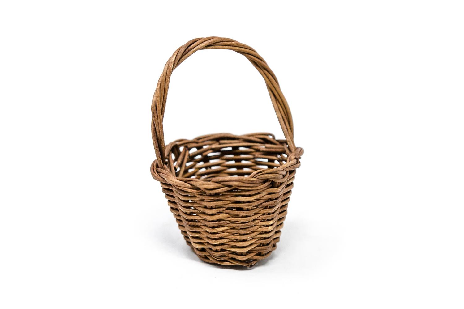 Cesta Rotonda con Manico - Cesti, Accessori Casa K136 - Cesti, Accessori Casa
