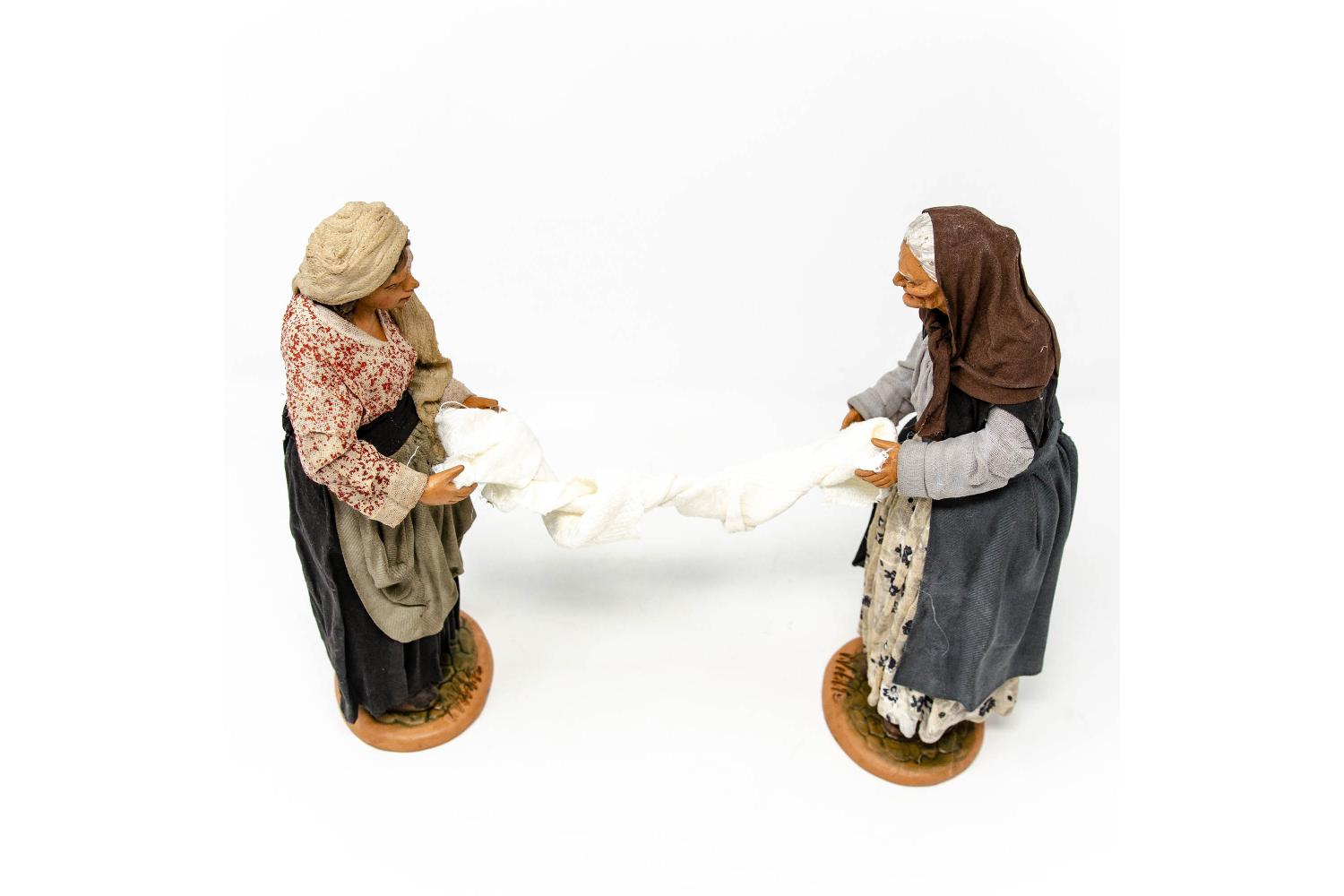 terracotta fissa vestita h 30 cm -