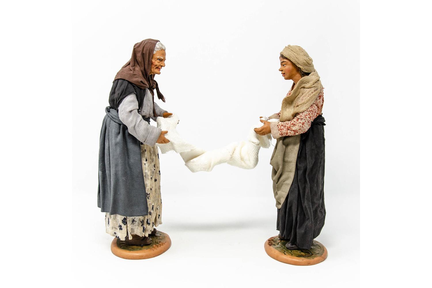 terracotta fissa vestita h 30 cm -