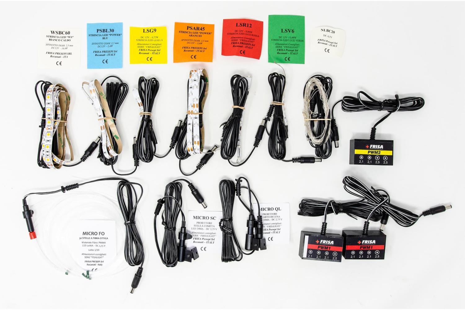 STANDARD + KIT illuminazione - Centraline Presepi