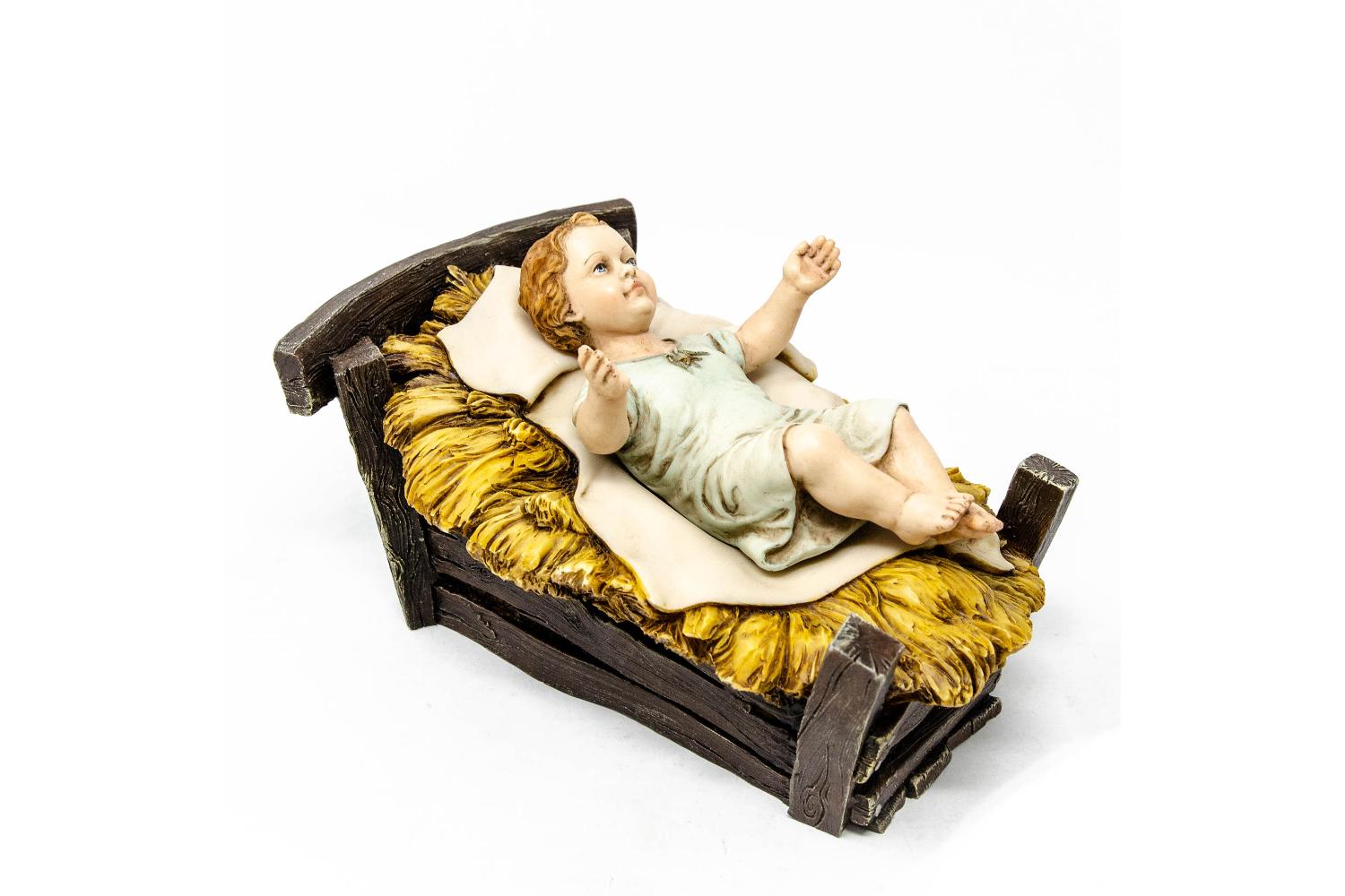 BAMBINO NELLA CULLA - Artistici Fissi - 30 cm