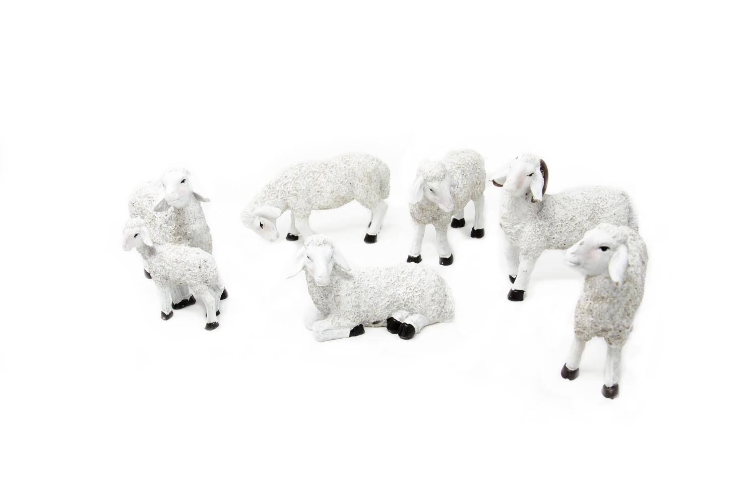 Altezza 7 cm - Animali Presepe in Resina