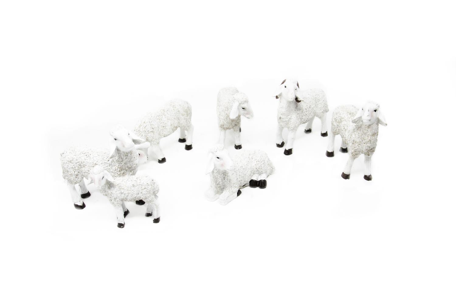 Altezza 7 cm - Animali Presepe in Resina