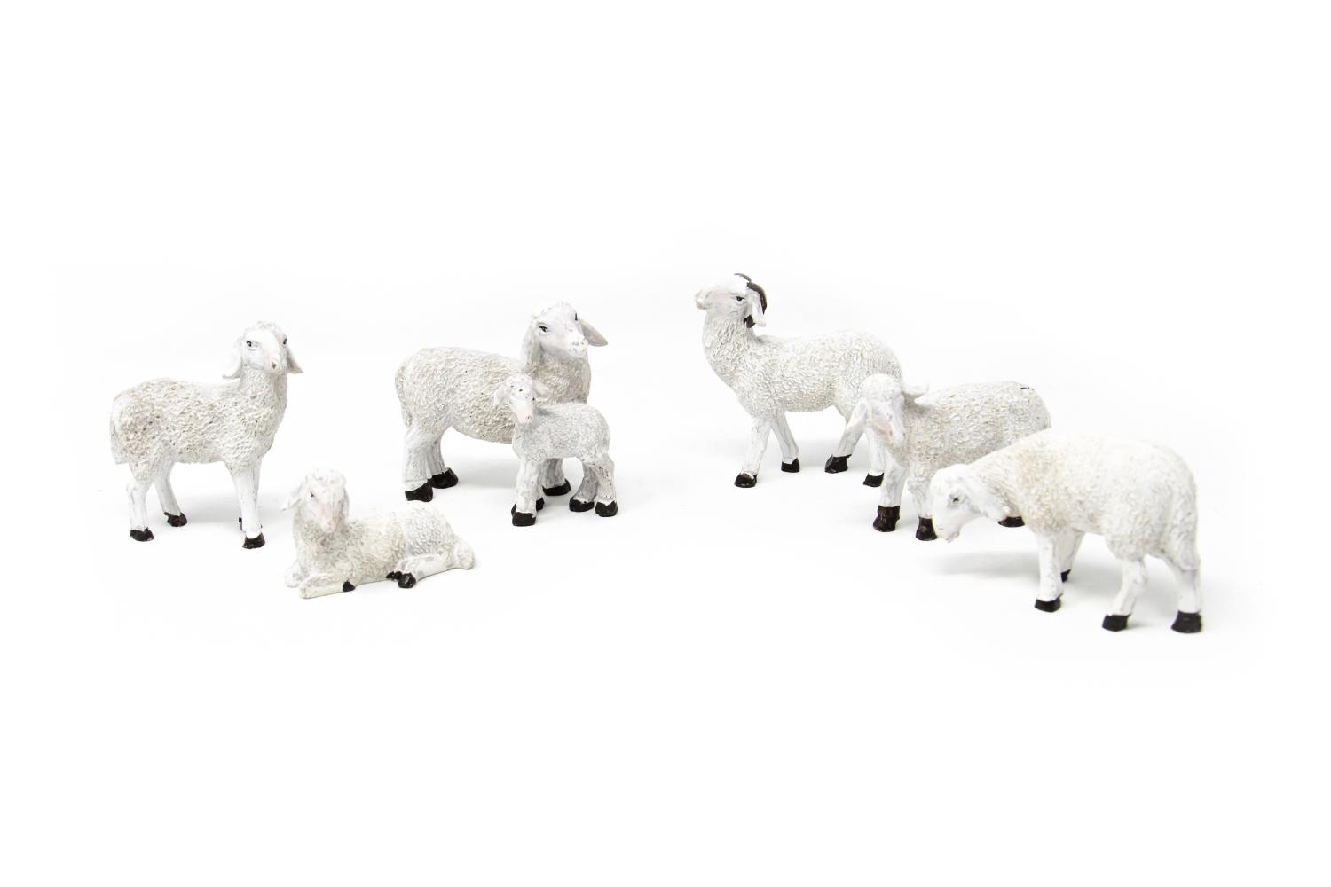 Altezza 7 cm - Animali Presepe in Resina
