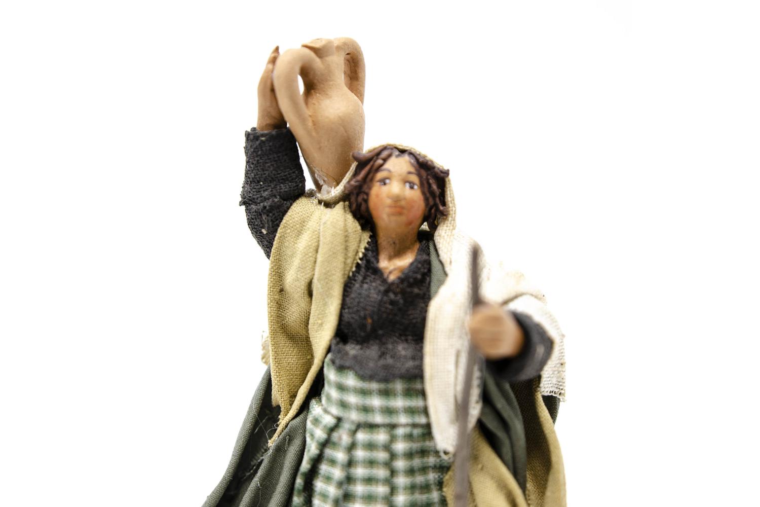 Terracotta fissa 10 cm - Fisse Vestite - 10 cm