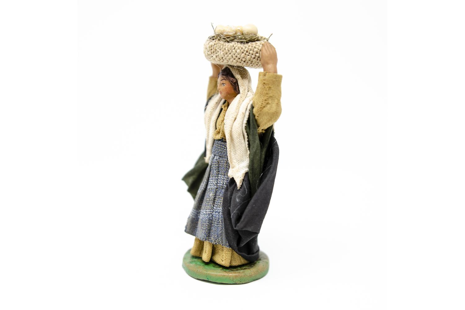 Terracotta fissa 10 cm - Fisse Vestite - 10 cm
