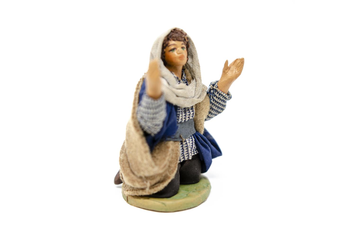 Terracotta fissa 10 cm - Fisse Vestite - 10 cm