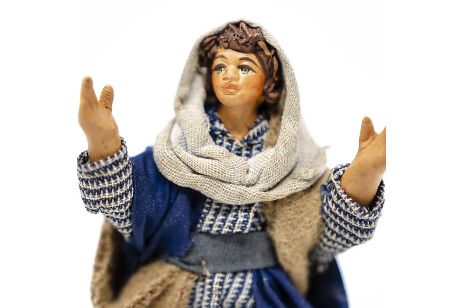 Terracotta fissa 10 cm - Fisse Vestite - 10 cm