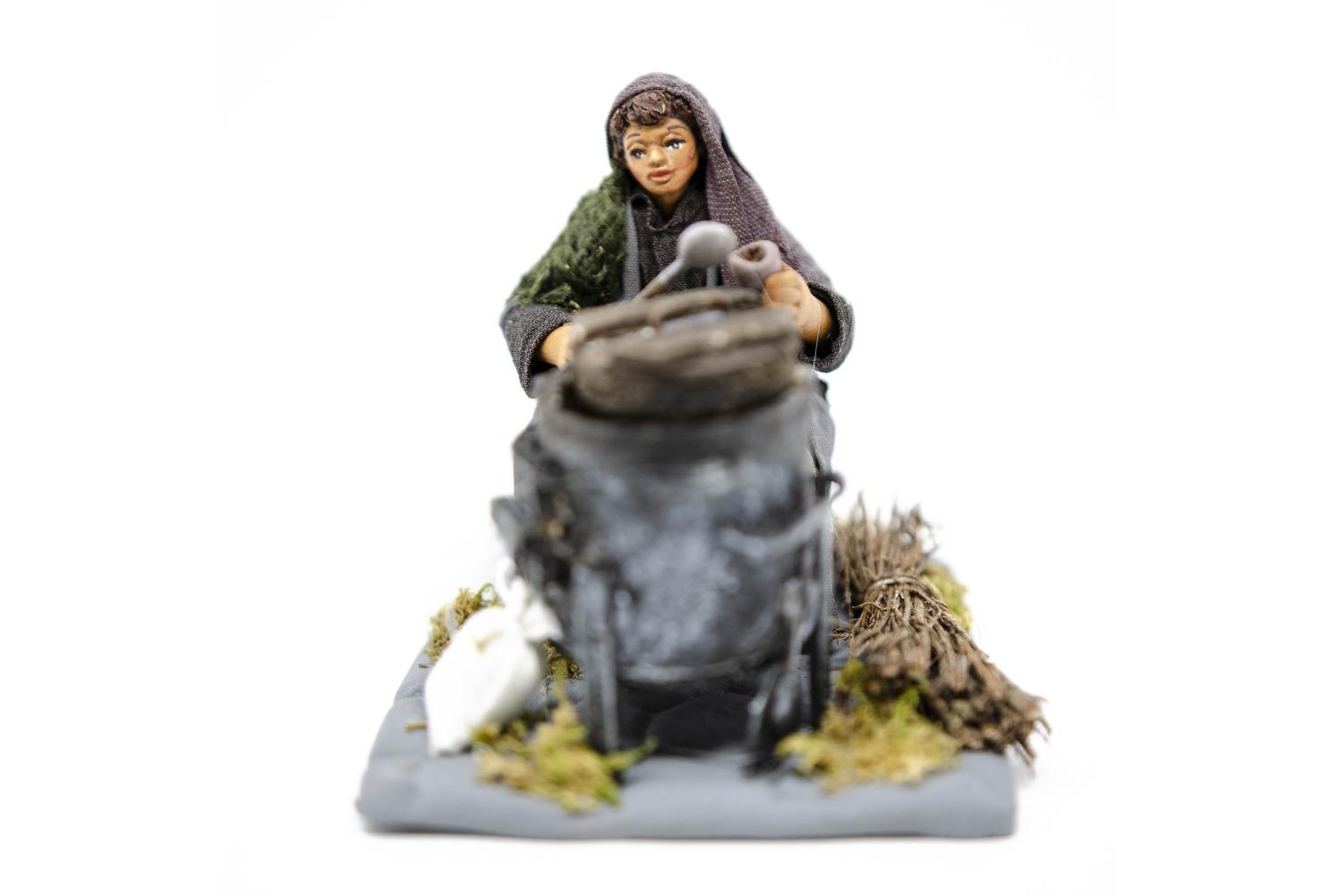 Terracotta fissa 10 cm - Fisse Vestite - 10 cm