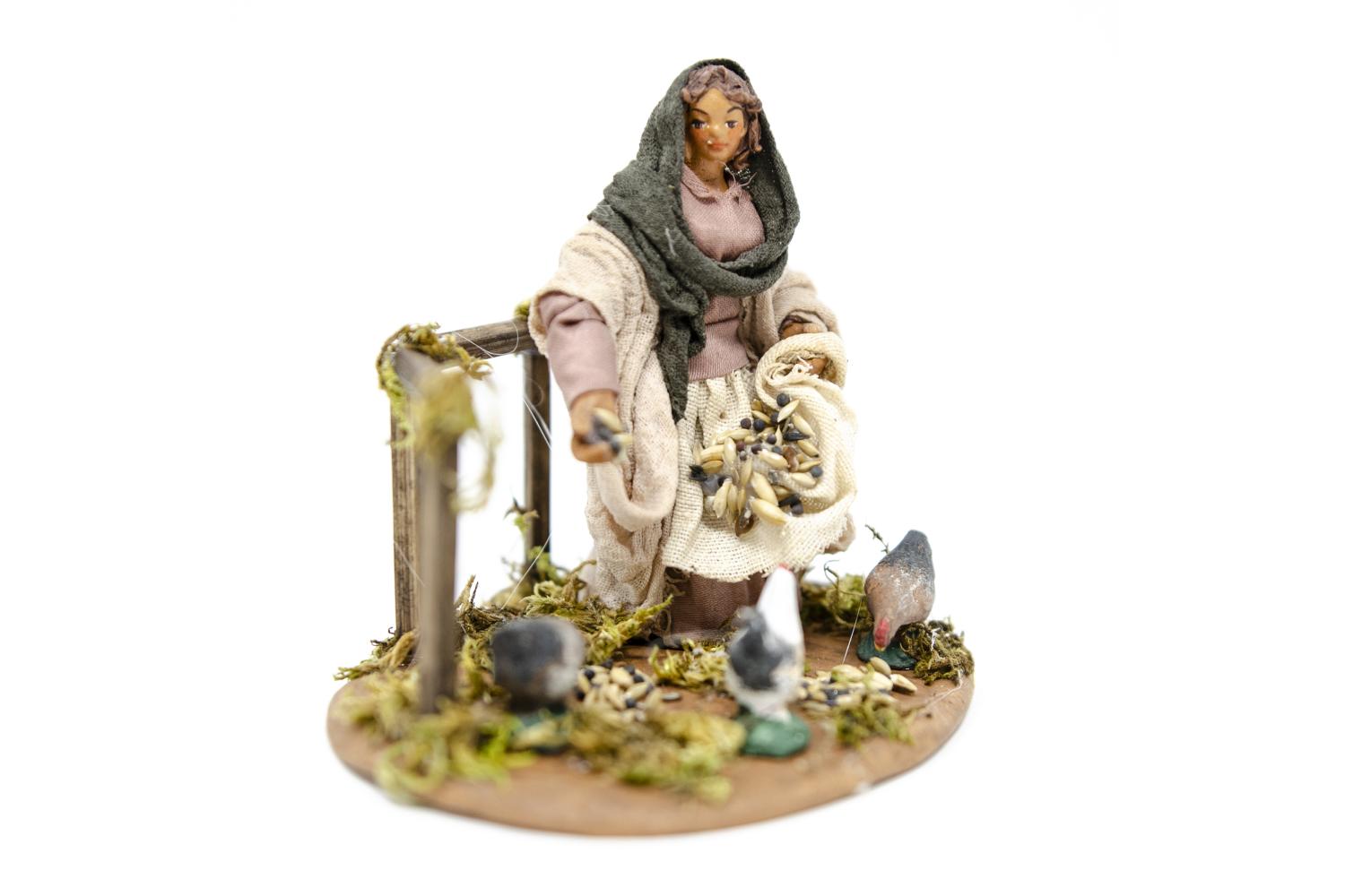 Terracotta fissa 10 cm - Fisse Vestite - 10 cm