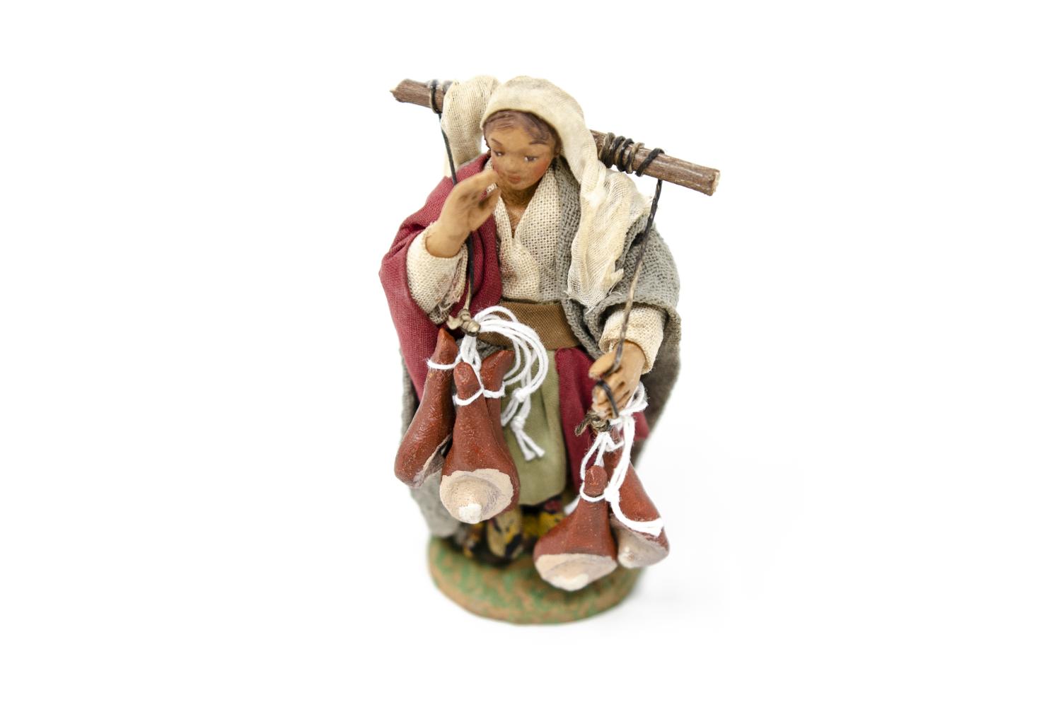 Terracotta fissa 10 cm - Fisse Vestite - 10 cm