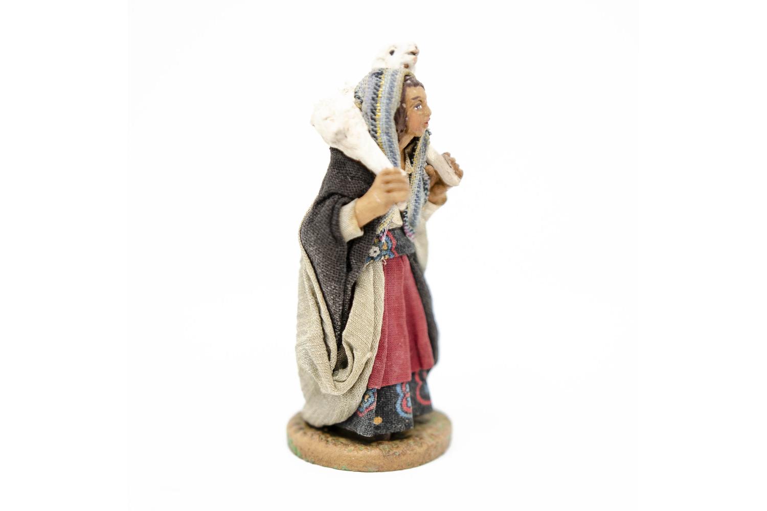 Terracotta fissa 10 cm - Fisse Vestite - 10 cm