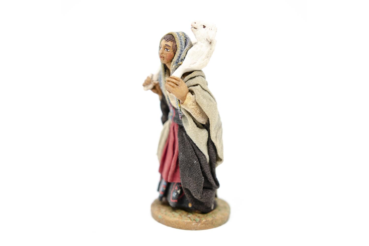 Terracotta fissa 10 cm - Fisse Vestite - 10 cm