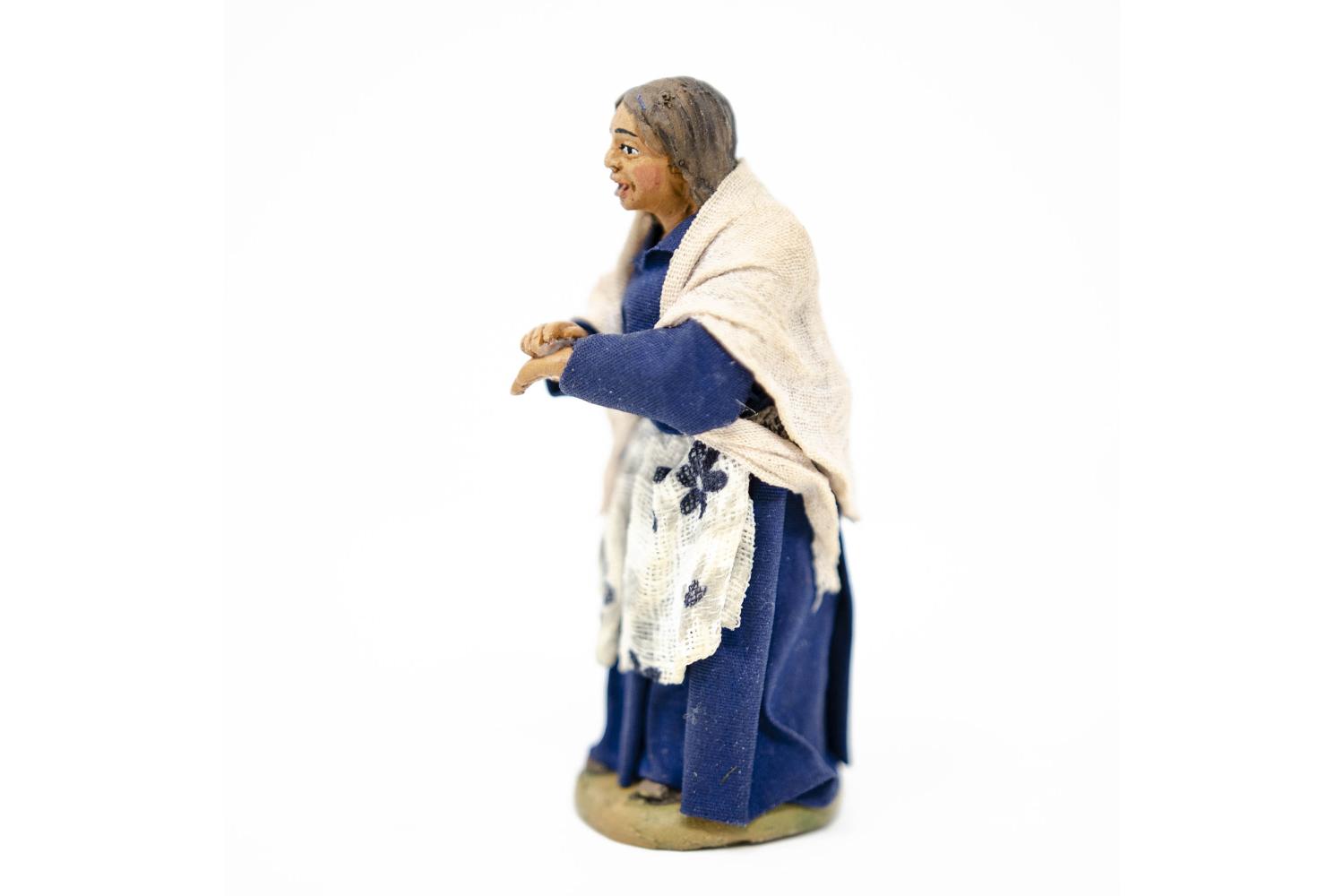 Terracotta fissa 10 cm - Fisse Vestite - 10 cm