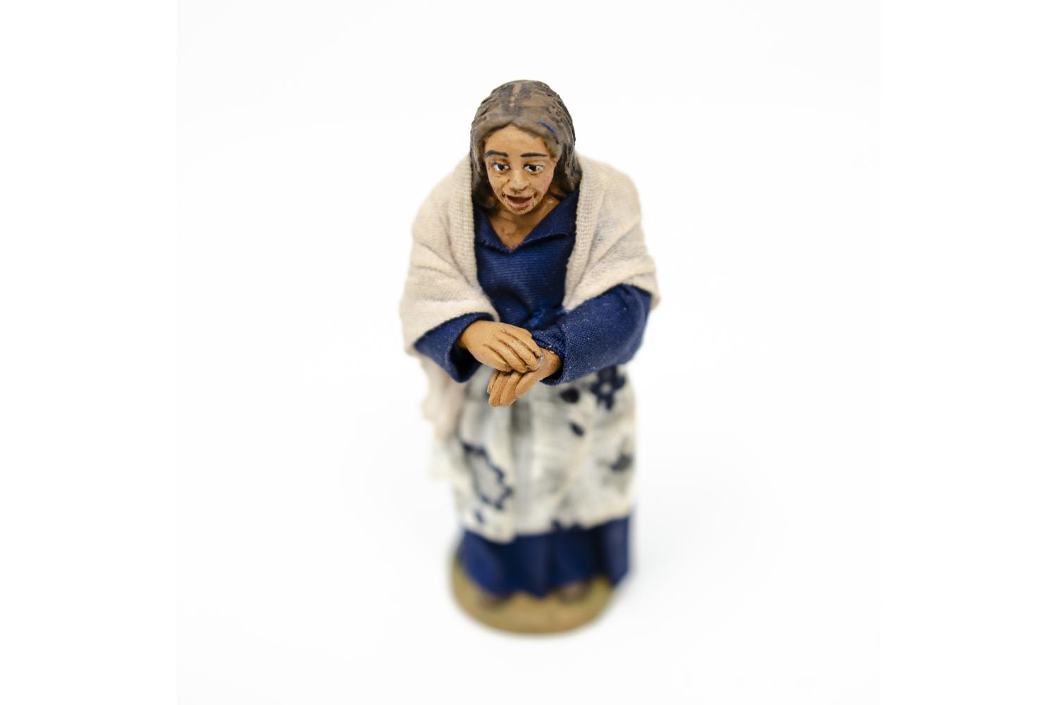 Terracotta fissa 10 cm - Fisse Vestite - 10 cm